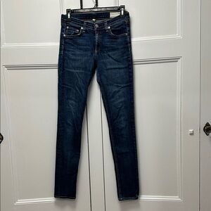 rag & bone Dark Blue Skinny Jeans